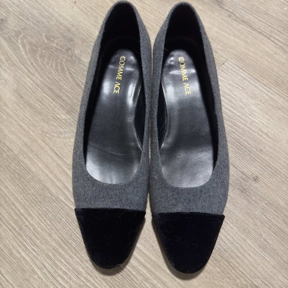 Gray and Black Women's Shoes